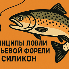 Принципы ловли ручьевой форели на силикон