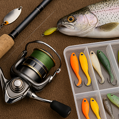 Снасти для ловли прудовой форели: как не ошибиться с выбором.